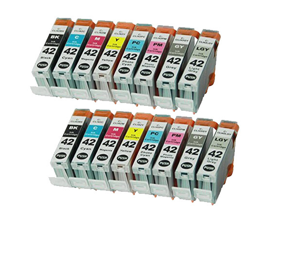 Ink Cartridge + smart chip for CLI-42 42 Canon Pixma PRO100 PRO-100 Pro-100S