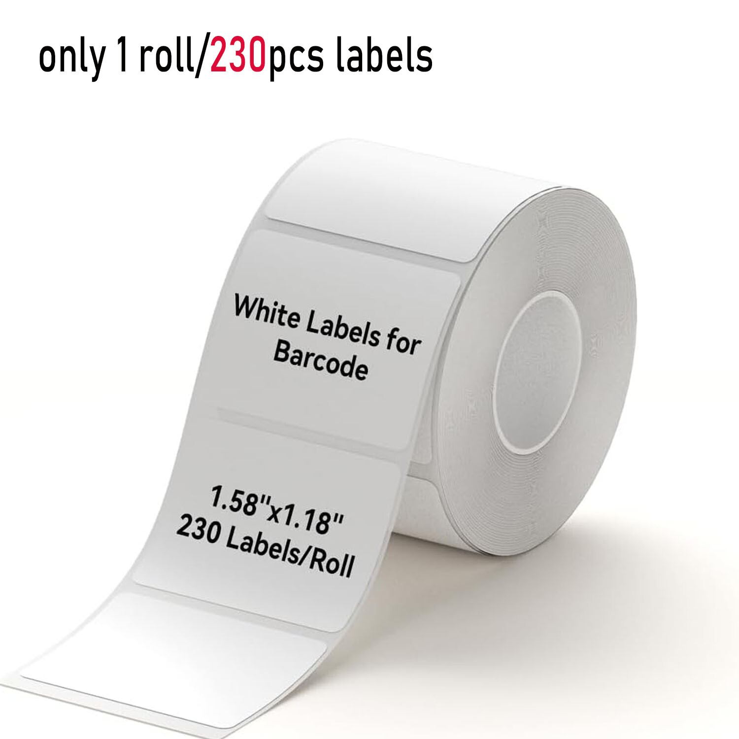 White Square Sticker Label Self-Adhesive Tag Paper for NIIMBOT B1/B21 Printer