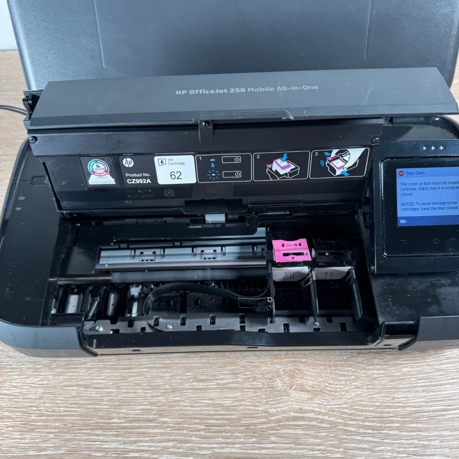 HP OfficeJet 250 Wireless Mobile Printer, Scanner, Copier – Untested Parts Only