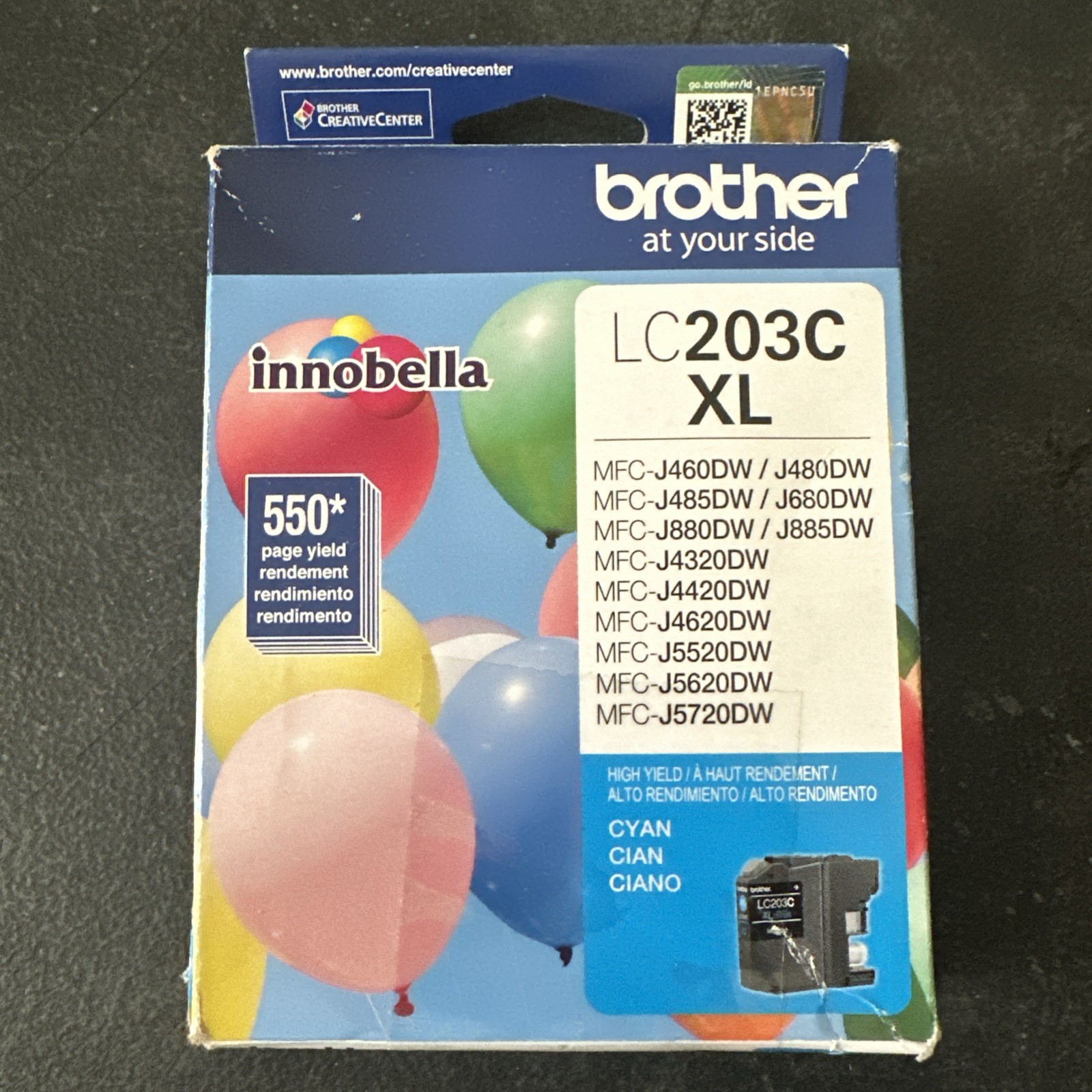 Brother LC203C XL High-Yield Ink Cartridge – Cyan