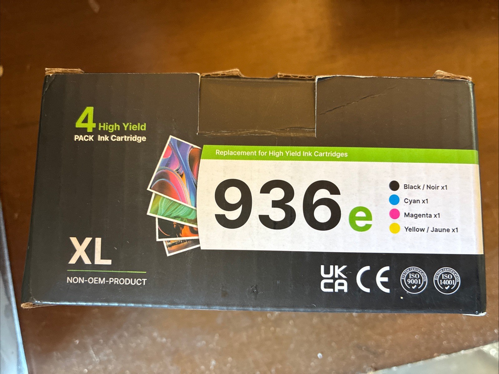 936XL 936e Ink Cartridges Combo 4 Pack: Replacement for HP 936e Ink 936XL