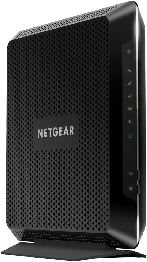 NETGEAR Nighthawk Cable Modem and WiFi 5 Router Combo (C7000) – Compatible with