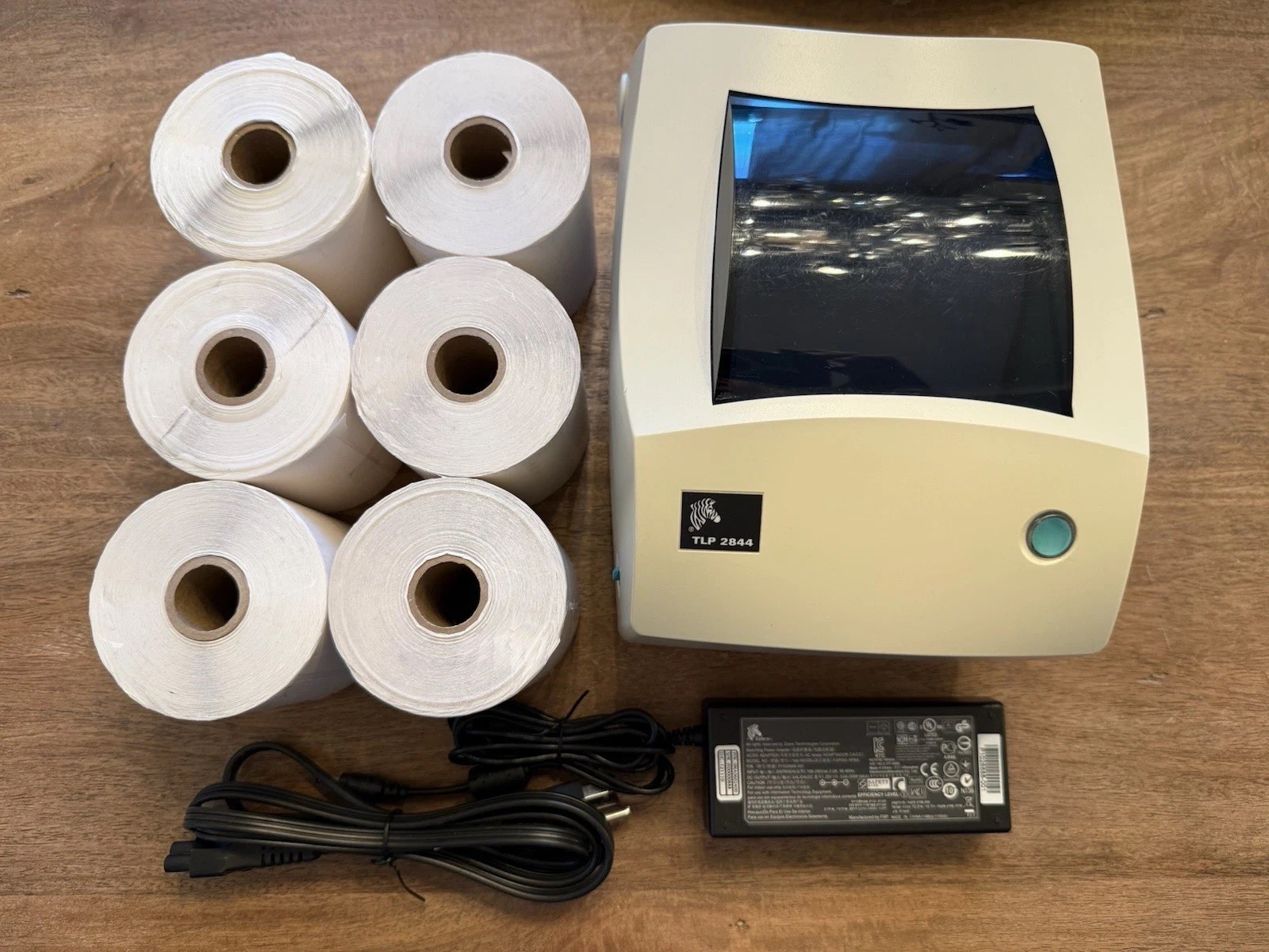 Zebra TLP 2844 2844-10301-0001 Label Thermal Printer – TESTED up to 4″ wide