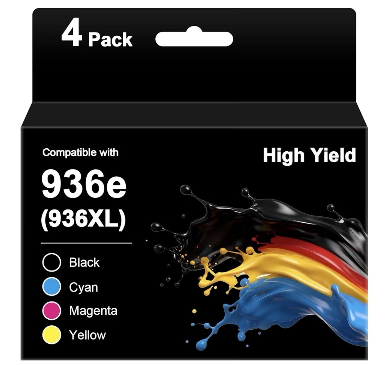 936 936XL 936e Ink Cartridges for HP Printers 9125e 9120 9130 9135e 9730e