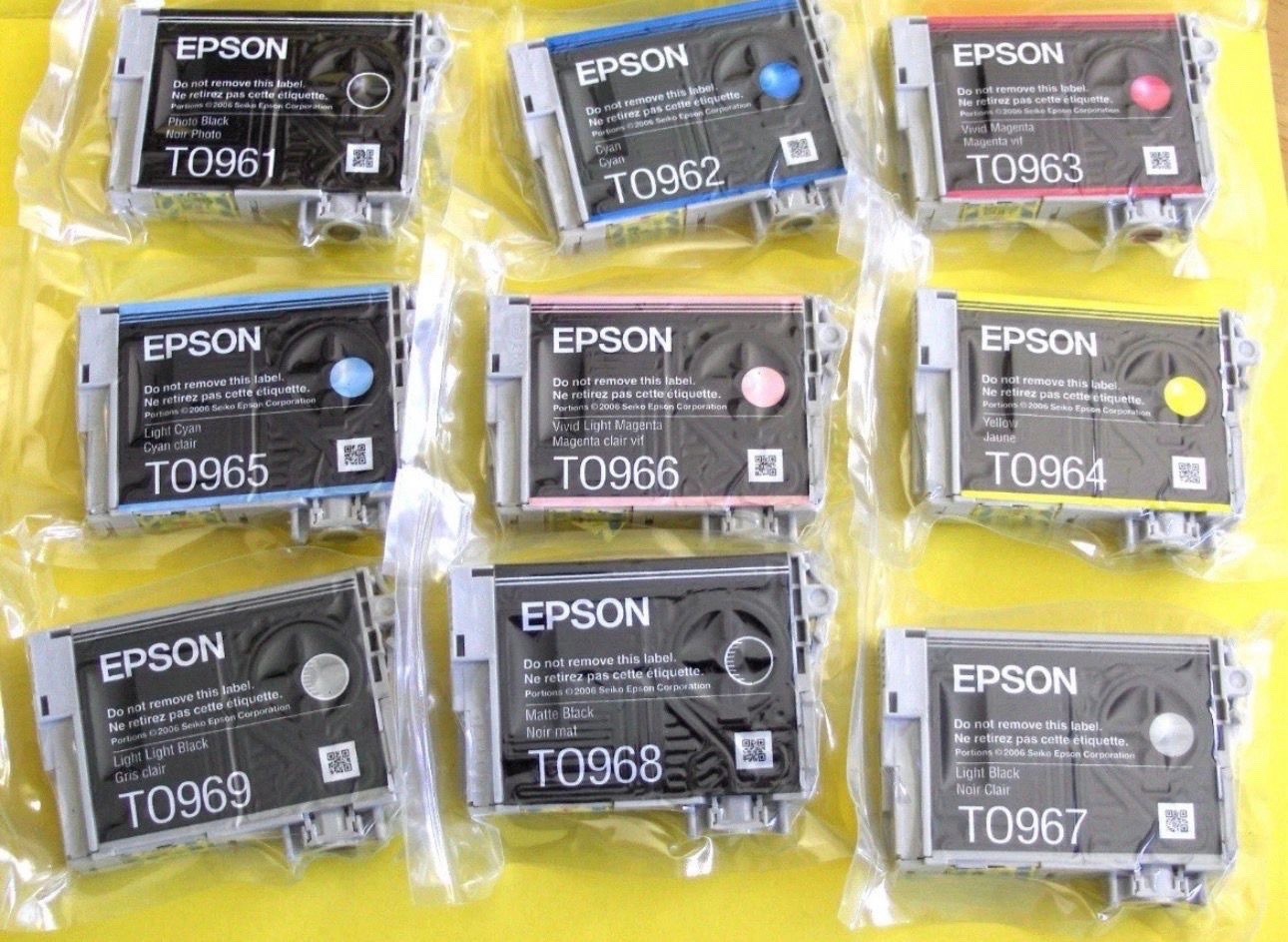 T096 96 Ink Cartridges Compatible for Epson Stylus Photo R2880 Printer | 9 Pack