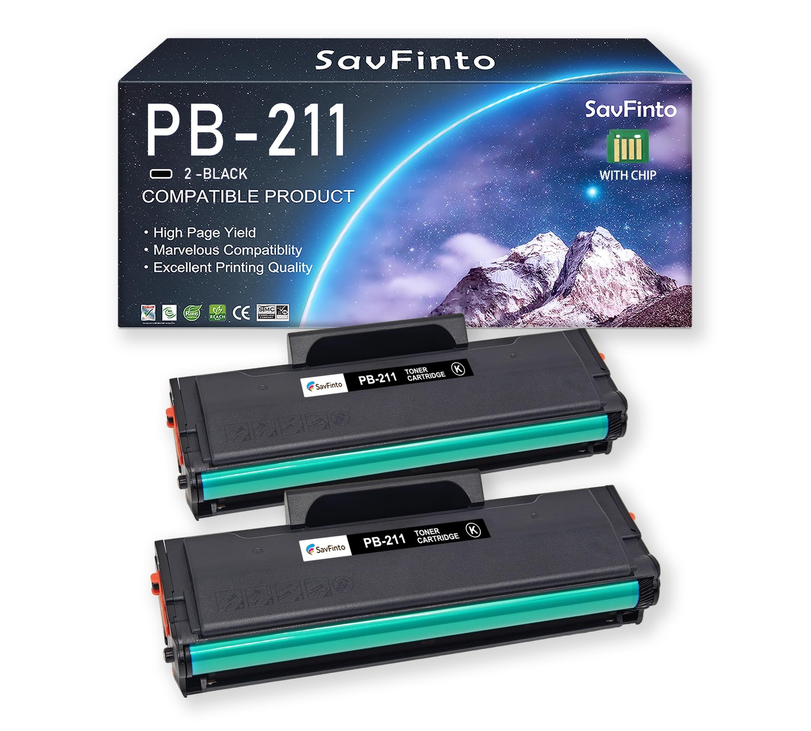 PB-211 PB211 Toner Cartridge for P2502W PB-211E PB211EV Toner for P2500W P250…