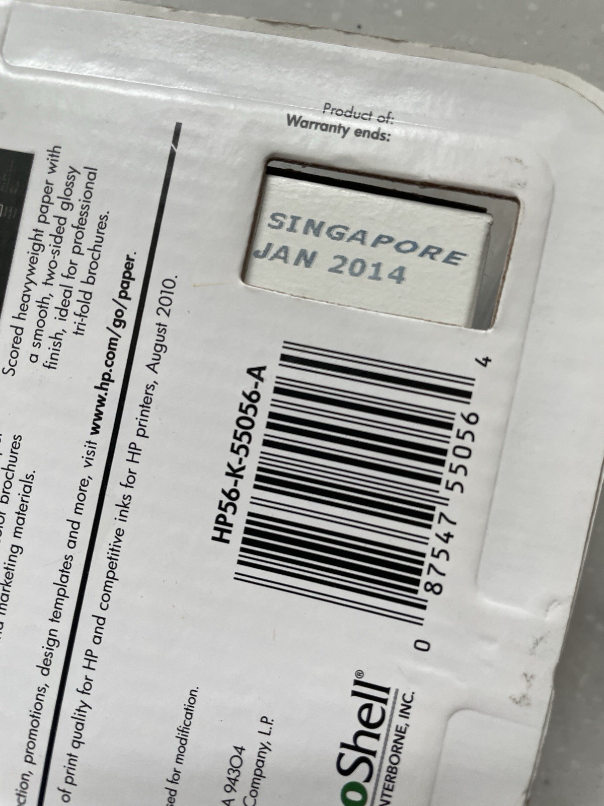 HP 56 Black Ink Cartridge C6656AN Genunie OEM Factory Sealed Retail Box NEW