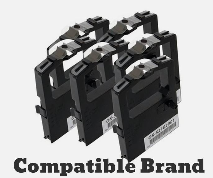 (12) OKIDATA Microline 182/184/186/320/321/390/391 Compatible Ribbons 52102001