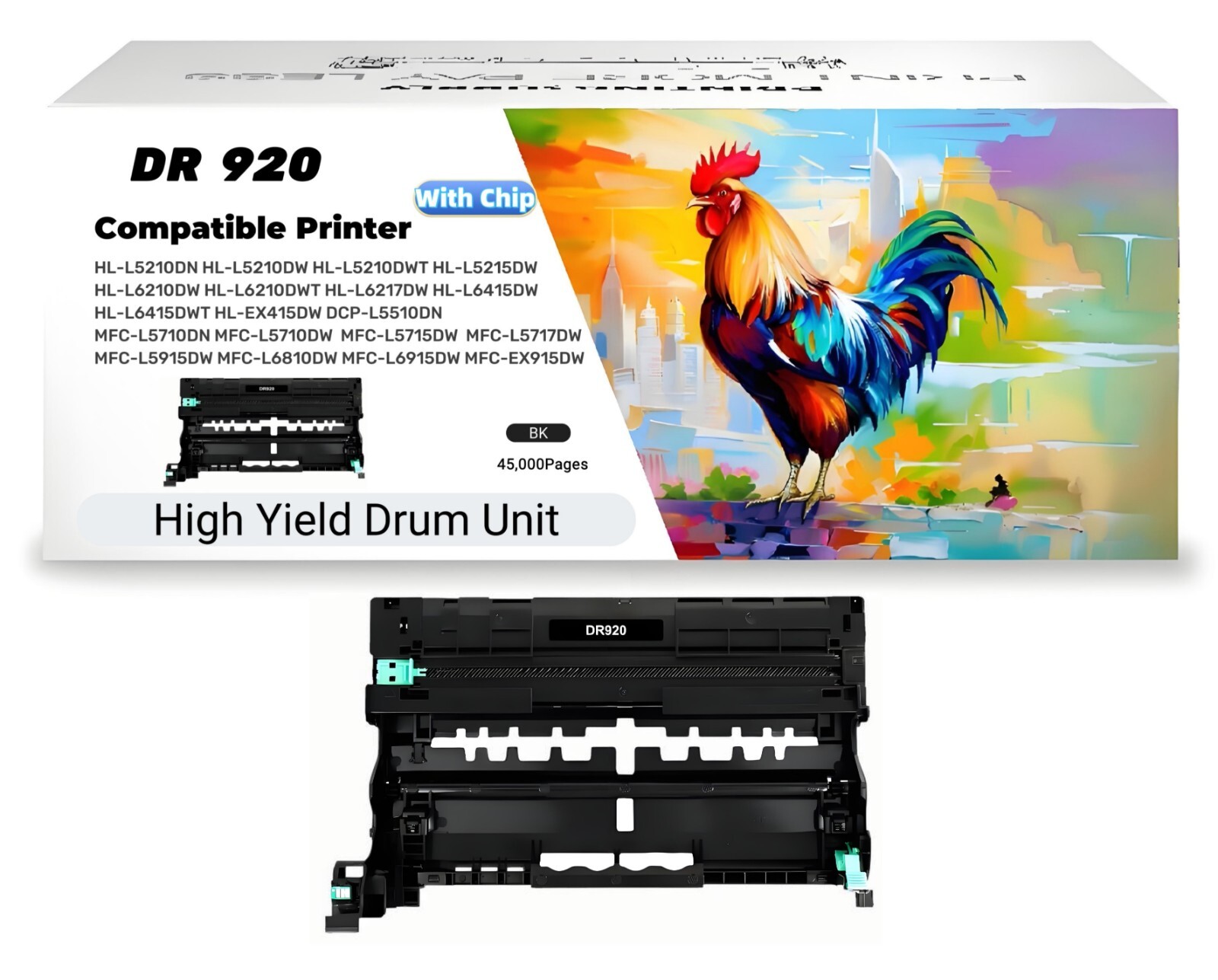 DR920 Drum Unit Fit for Brother DR920 Drum HL-L3220 HL-L3280 MFC-L3780 MFC-L8395