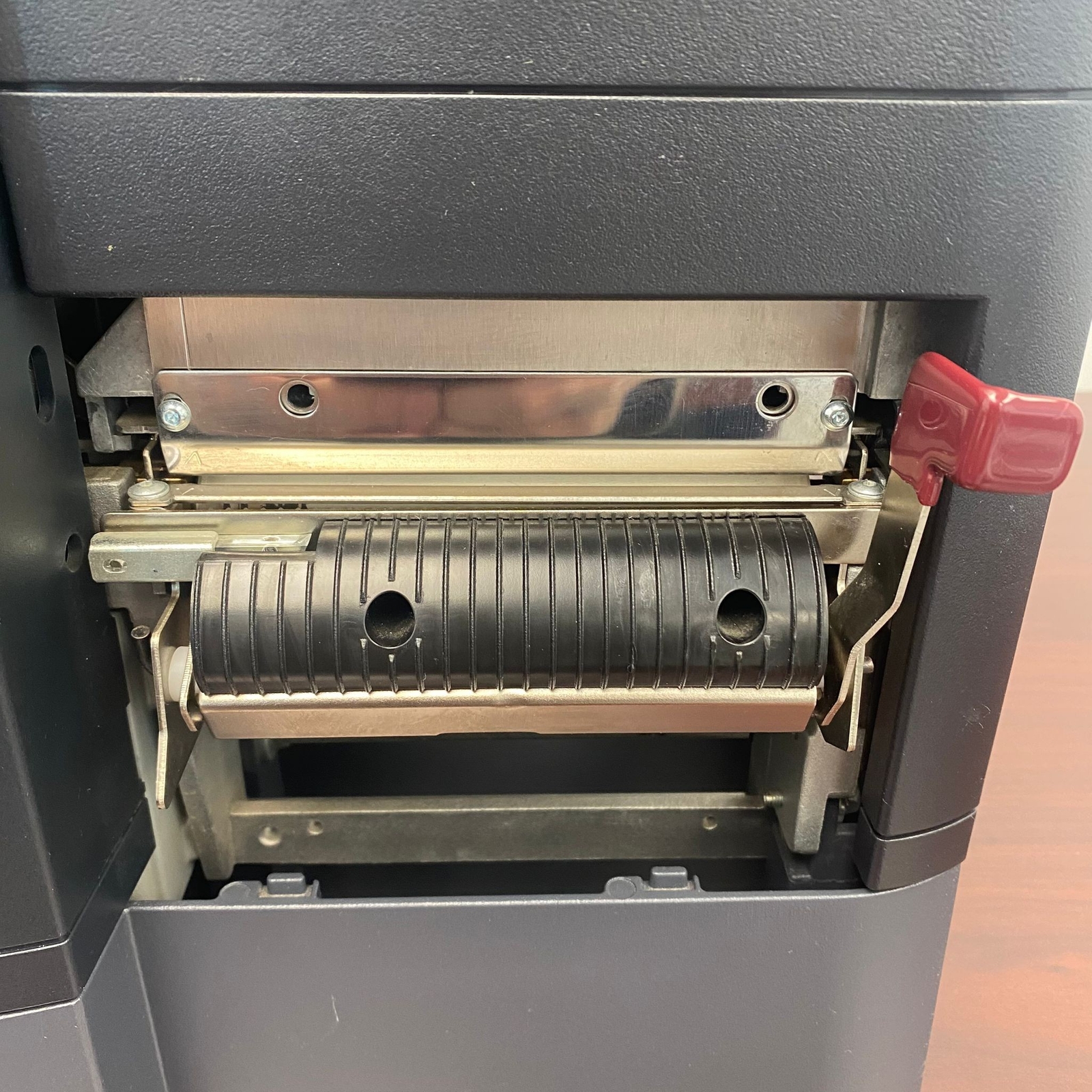 Zebra ZM400 Direct Thermal Label Barcode Printer ZM42Z-2001-4100D w/Peel Rewind