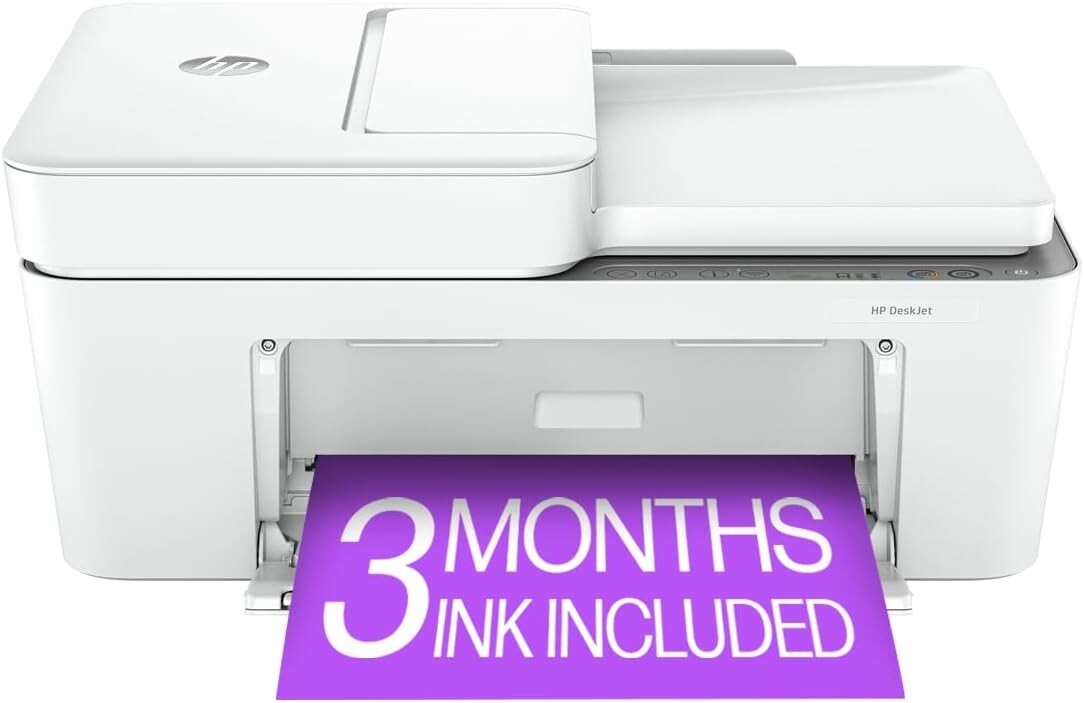 HP DeskJet 4255e Wireless All-in-One Color Inkjet Printer Scanner, Copier