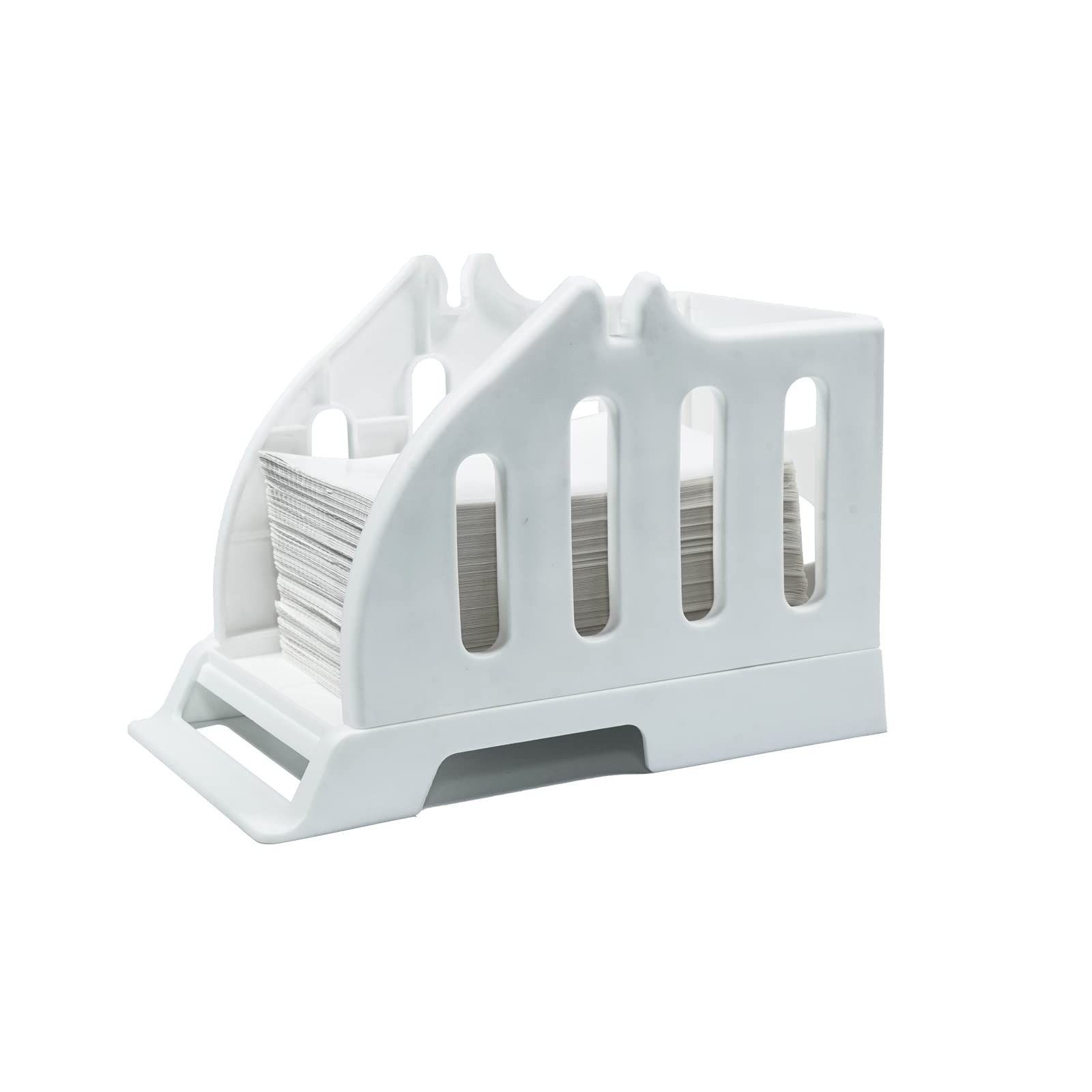 Label Holder for Rolls and Fan-Fold Labels,4×6 Stand for Thermal Label Printer-A