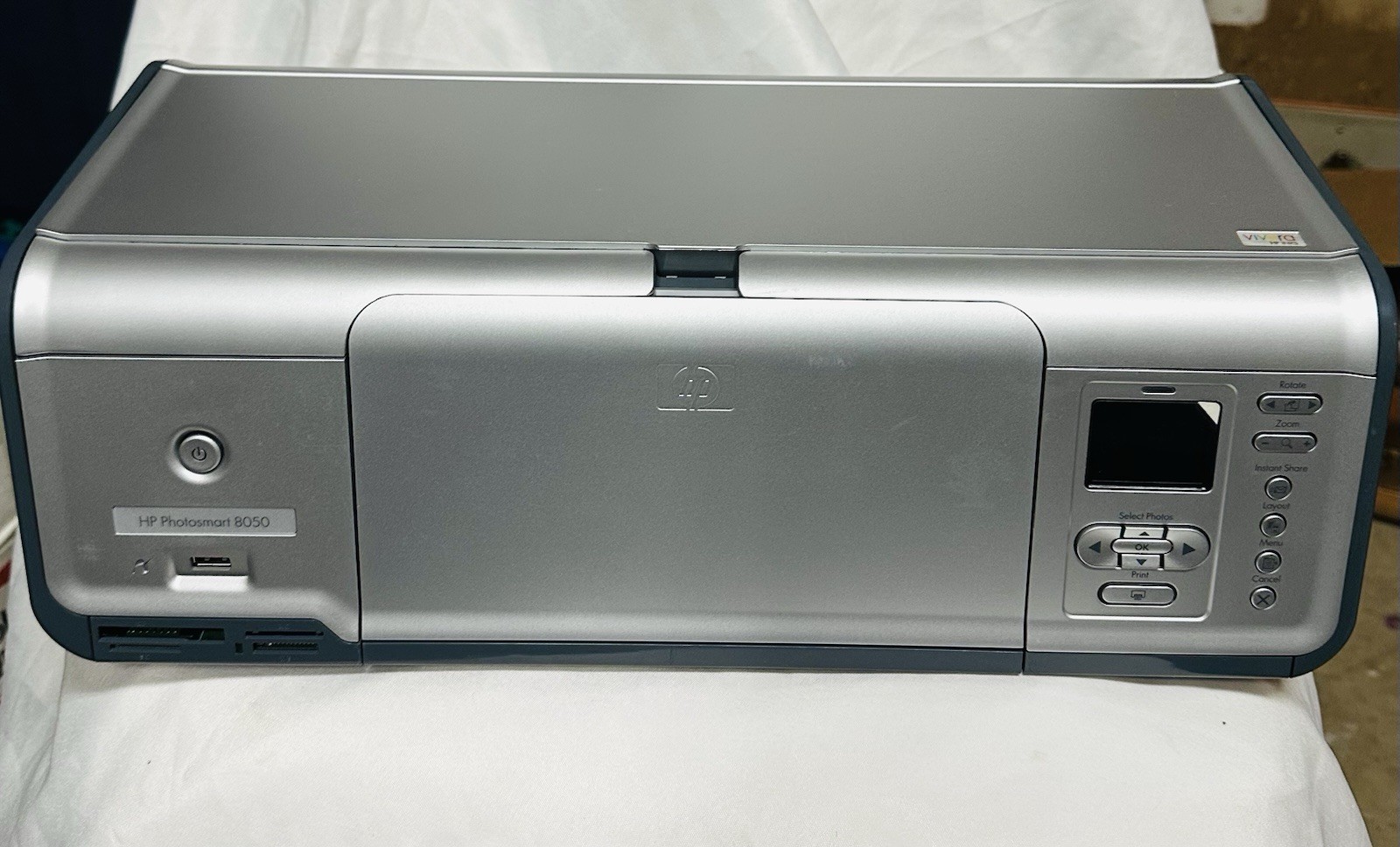 HP Photosmart 8050 Digital Photo Printer Inkjet 21ppm 32MB 4800×1200 With Box