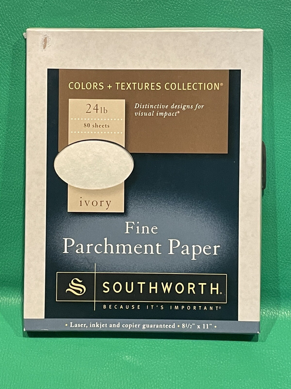 Southworth Fine Parchment Paper Ivory Color + Texture Collection 77 Sheets