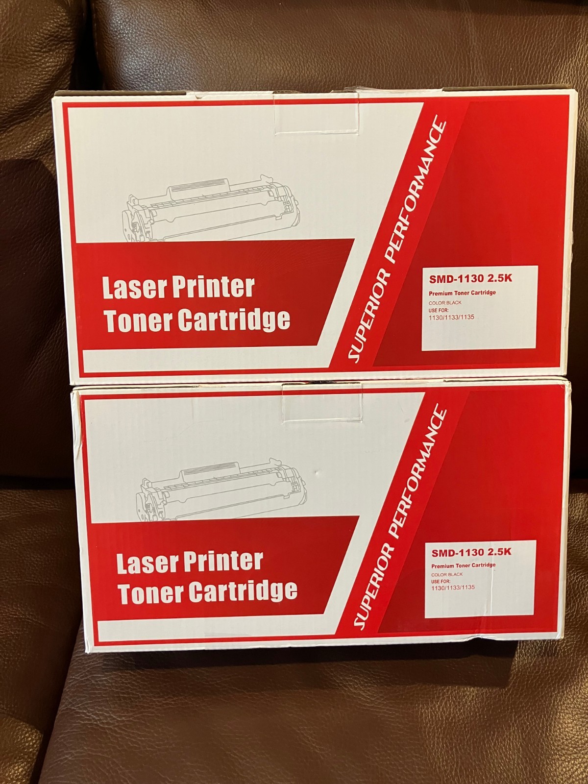 2-Pk Black Toner Cartridge (Laser Printers) for DELL 1130/1130n/1133/1135n – NEW