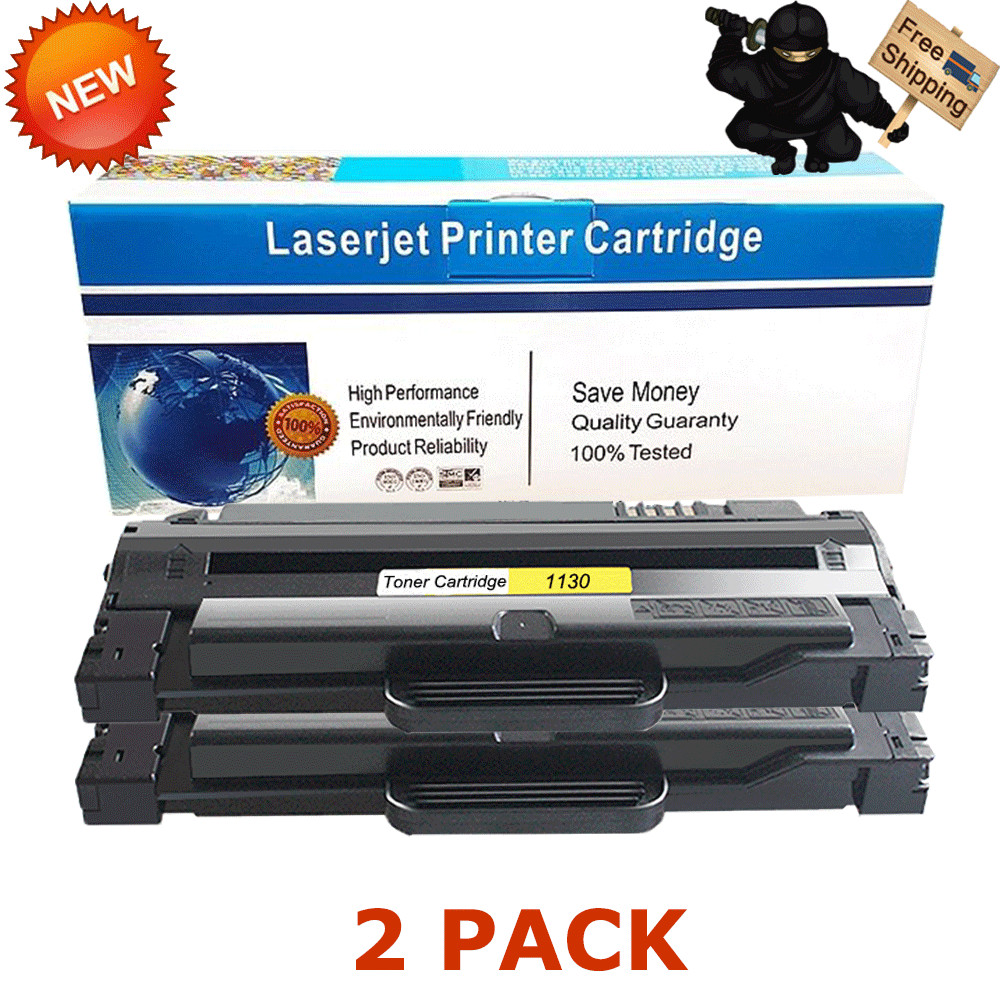 2 pk 330-9523 (7H53W) Toner Cartridge Compatible for Dell 1130 1130n 1133 1135n