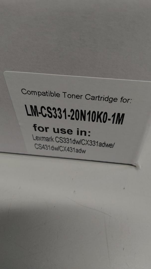CS331 CX331 Toner Cartridge (with Chip) Replacement for Lexmark 20N10 20N10K0 20