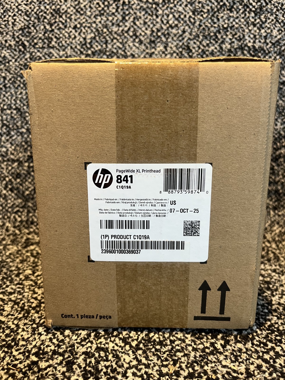 HP C1Q19A Original 841 Page Wide Printhead Date: October 2025