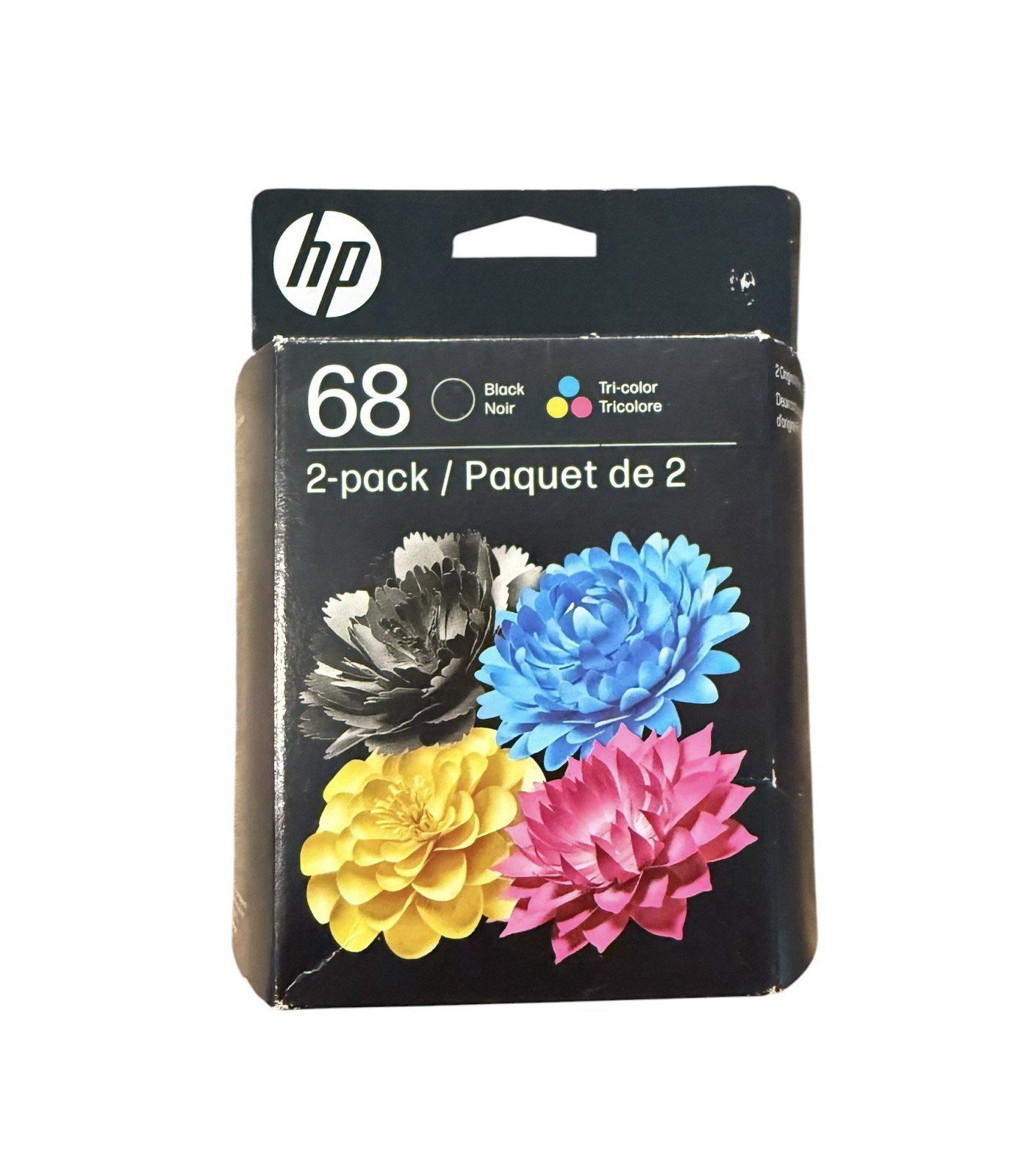 HP 68 Black & Tri-Color Ink Cartridge 2-Pack OEM High-Quality Printing Exp 6/26