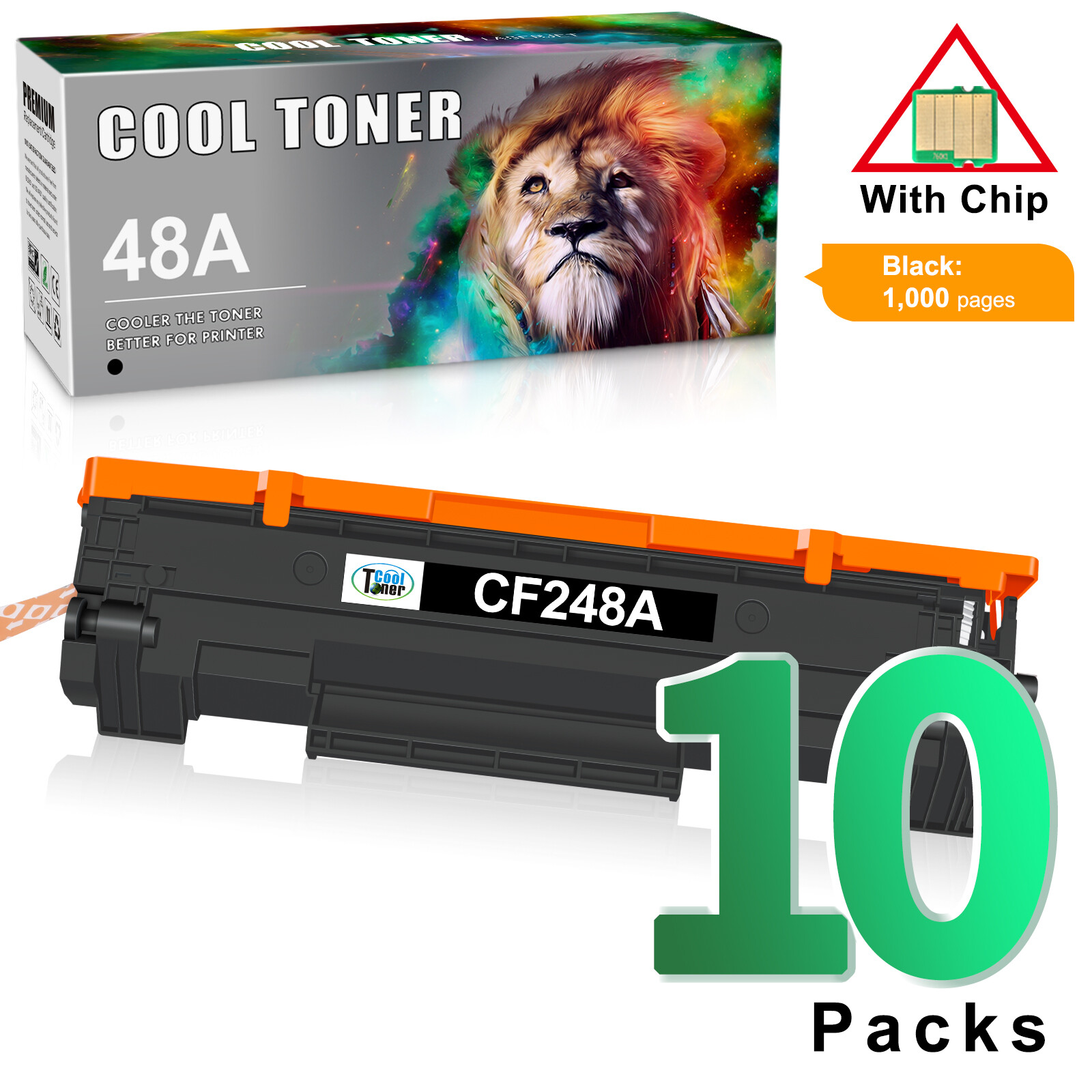 CF248A High Yield Toner Cartridge For HP 48A Laserjet Pro M15W MFP M29W M28W Lot