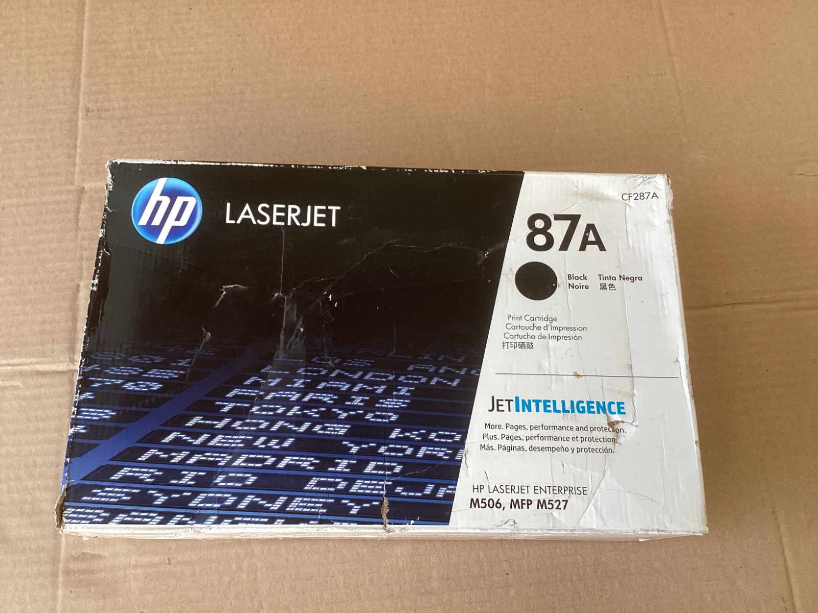 NEW! Genuine HP LaserJet Black Toner Cartridges CF287A
