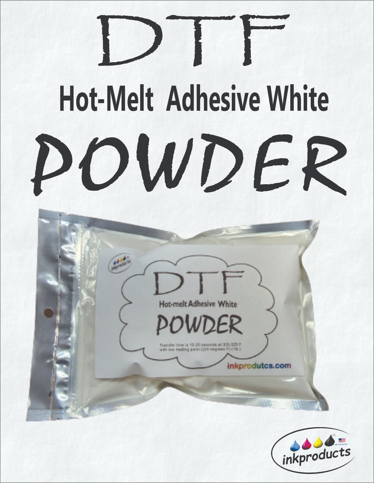 DTF Adhesive Powder (White)