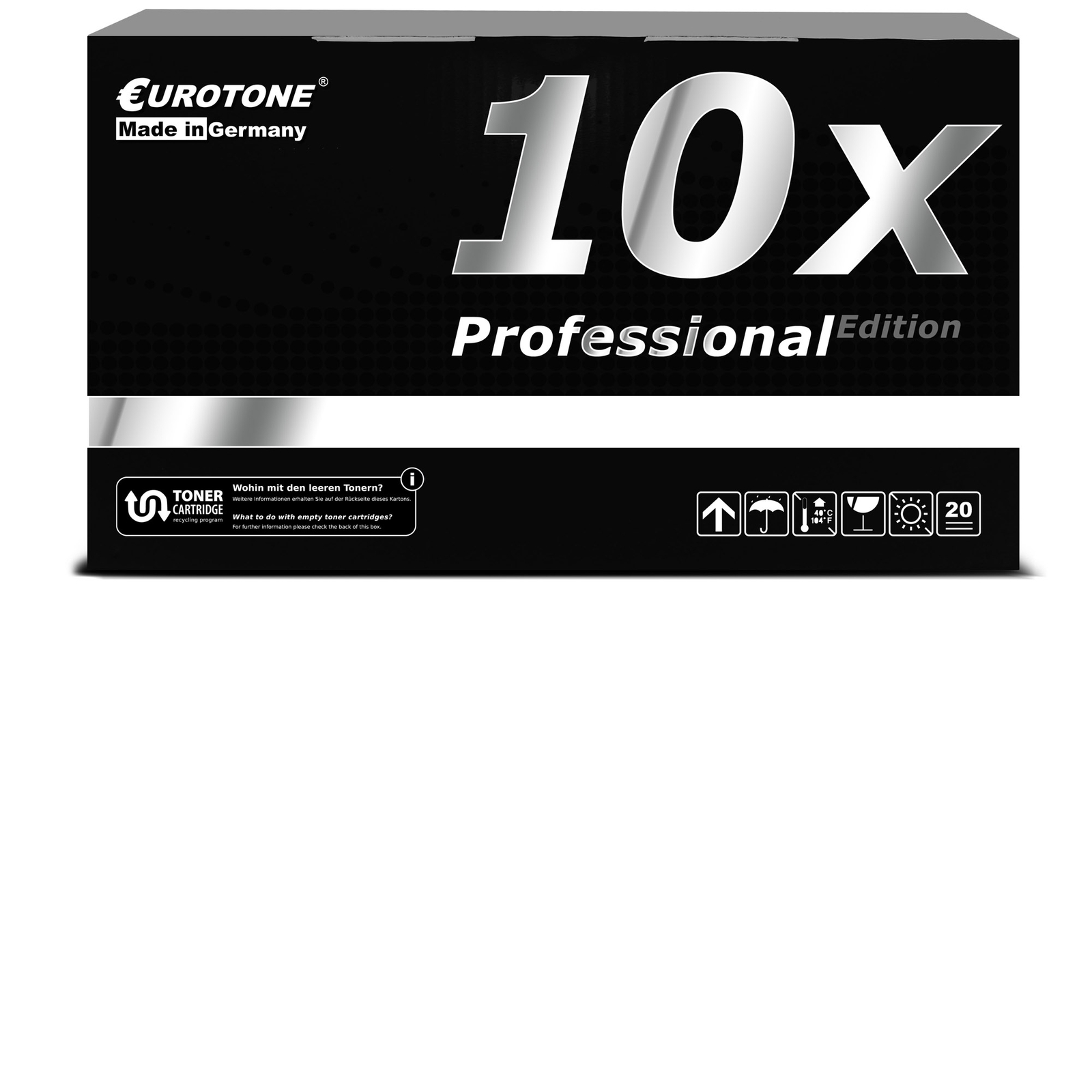 10x Pro Eurotone Toner Black F Canon EP-65 LBP1510 LBP1710 Approx. 10.000 Sides