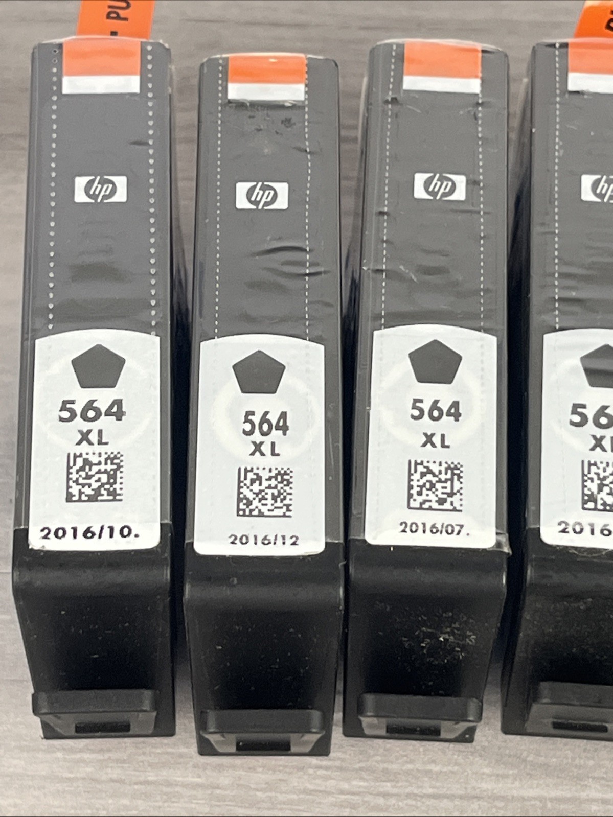 GENUINE NEW HP 564XL (CN684WN) Black Ink Cartridge Lot of 6 Exp 2016-2017