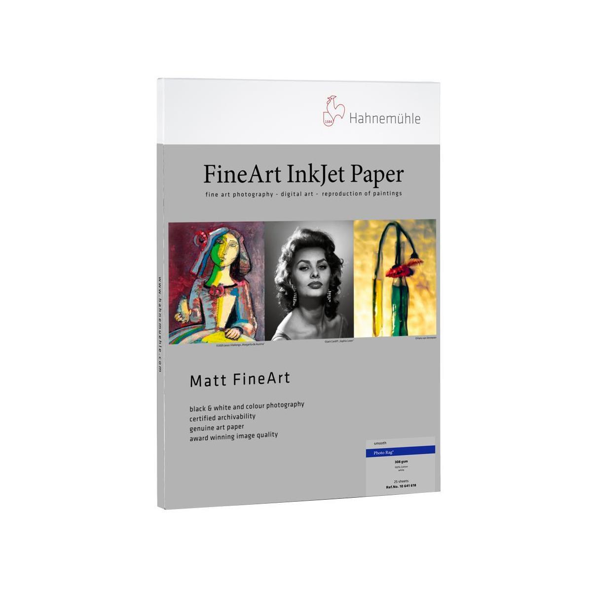 Hahnemuhle Smooth Matte Photo Paper (13×19″), 25 Sheets #10641436
