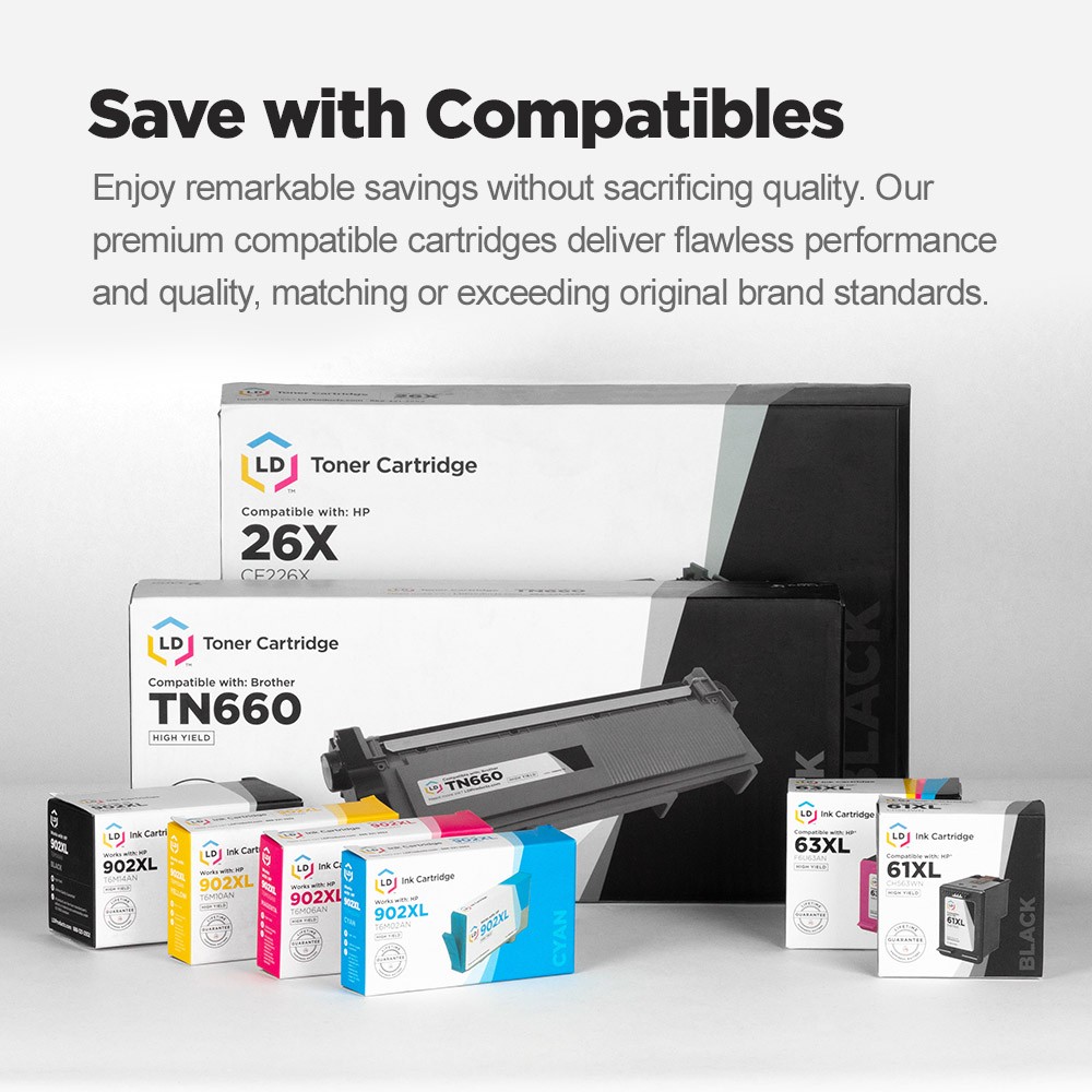 LD Compatible Toner Cartridge Replacement for HP 87A CF287A (Black, 2-Pack)