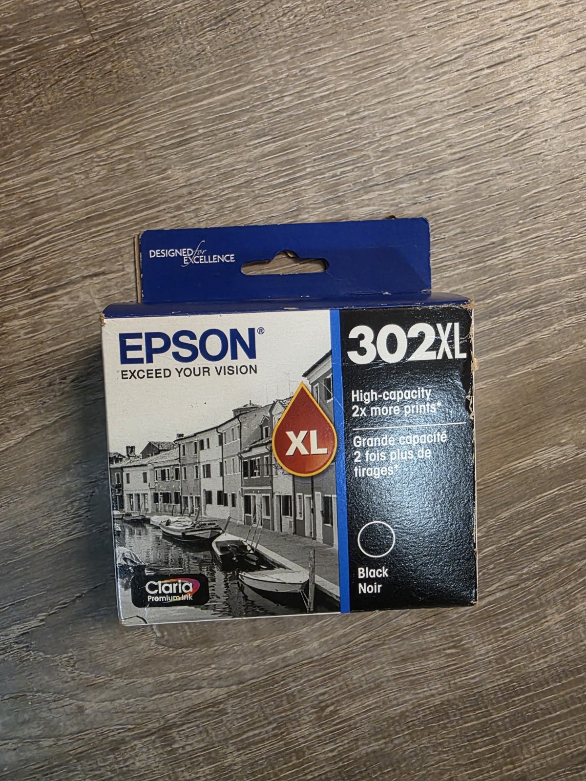 New Epson 302XL Black High Yield Ink Cartridge SEALED OEM Original Open Box New