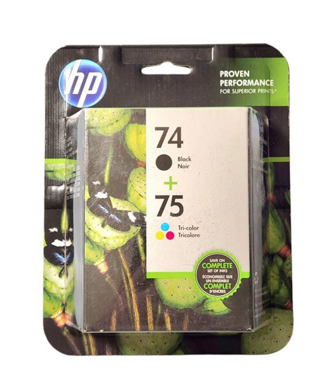Genuine HP 74 75 Ink Cartridge Combo-for HP C4580 C5580 Printer-OEM