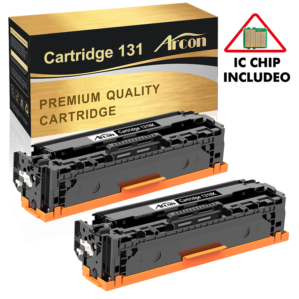2 Pack Compatible for Canon 131 ImageClass LBP7110Cw MF8280Cw MF624Cw BCMY Toner