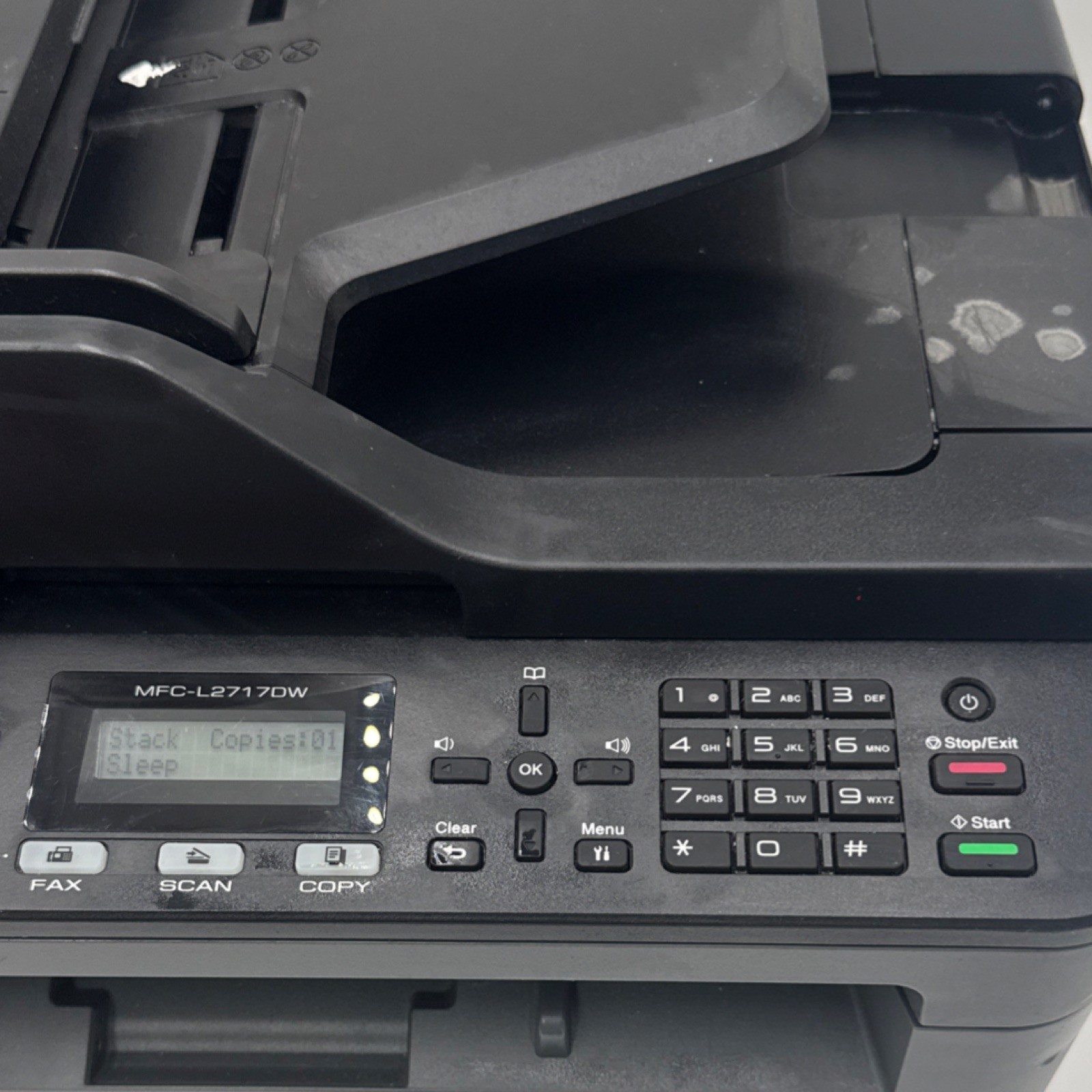 Brother MFC-L2717DW Laser All-In-One Printer WiFi Fax Scanner Copier TESTED!!!!!
