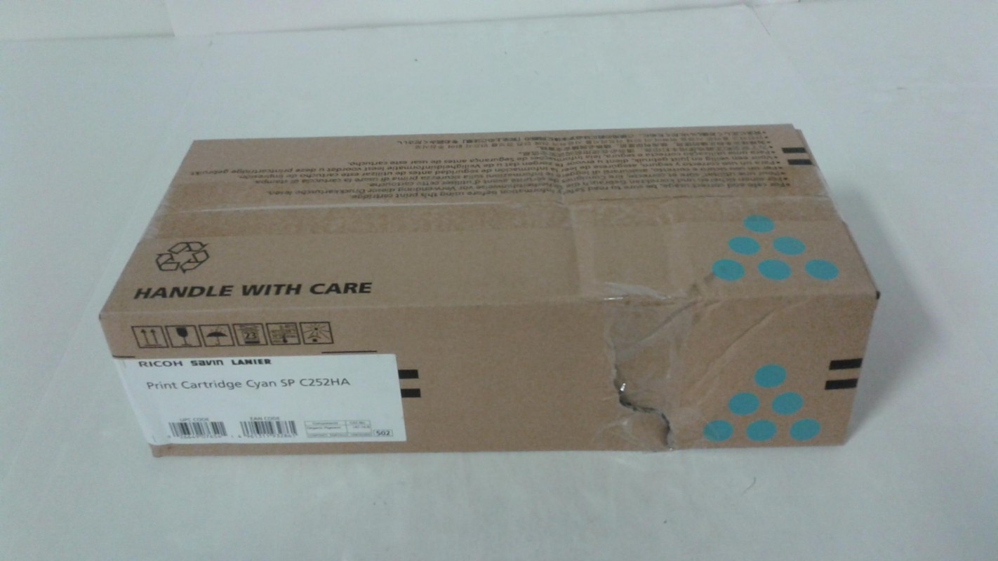 Ricoh 407654 Toner Ctg Cyan 6.000 Pages for Ricoh SP C252