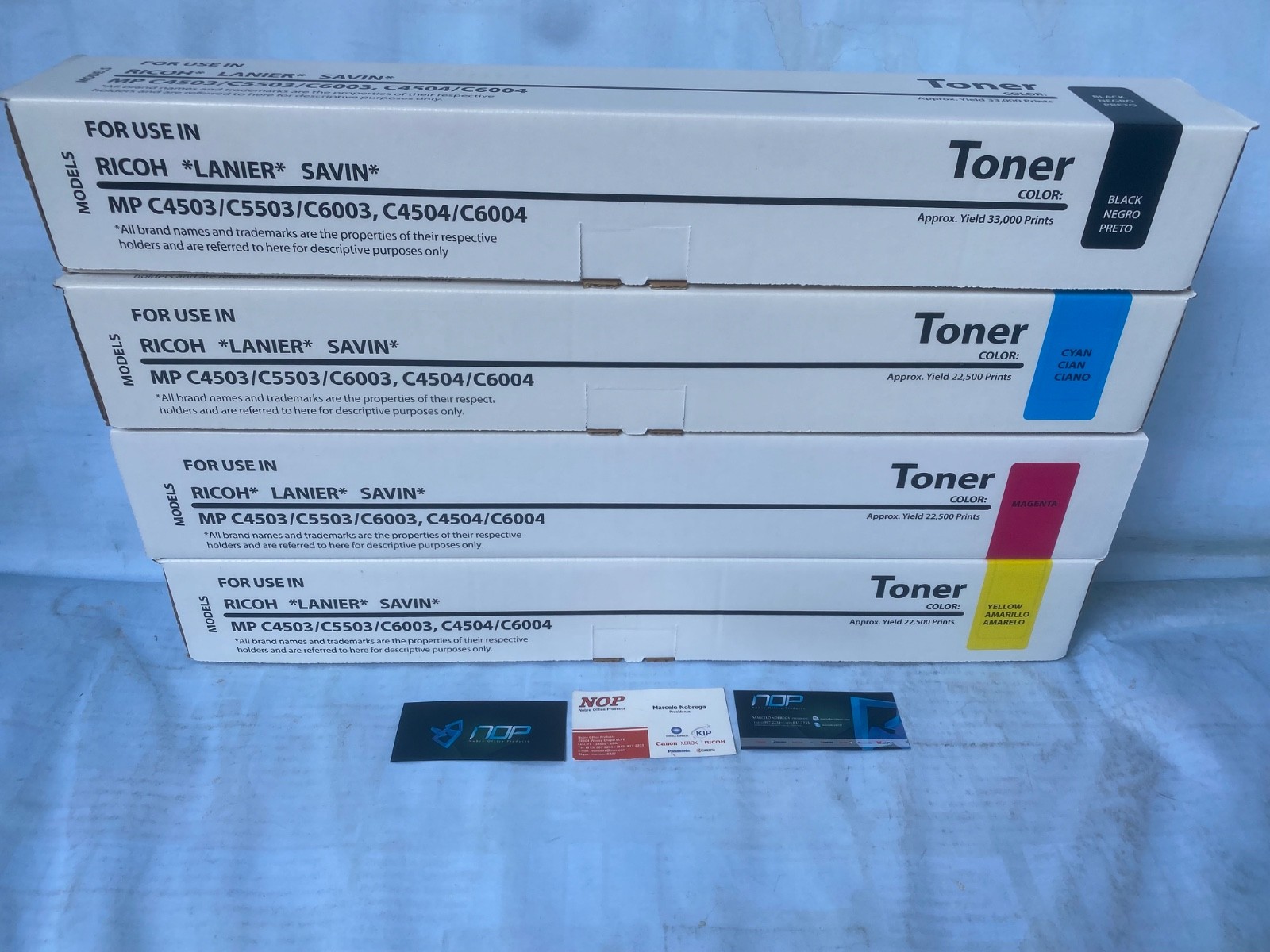 4 Ricoh Toner KCMY MP C6003 C4503 C5503 C6004 841849 841852 841851 841850 JAPAN