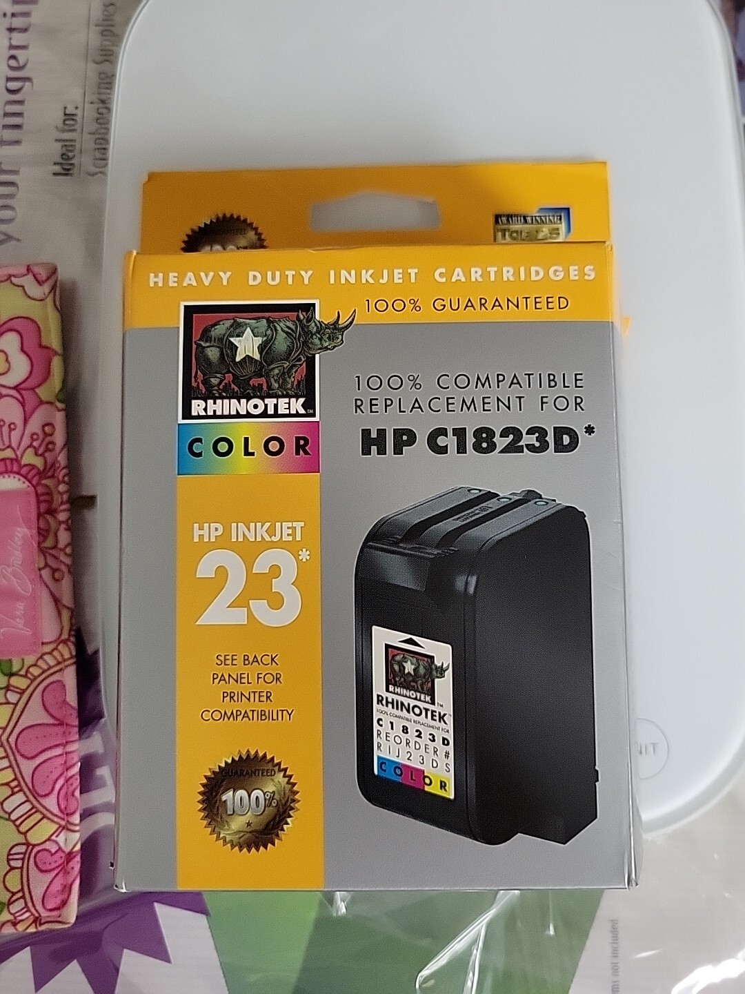 RHINOTEK HEAVY DUTY Compatible Ink Cartridge for HP 23 Color USA Ink NEW