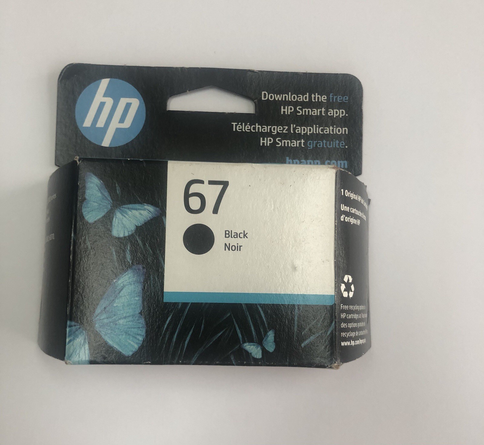 NEW Hp Ink Cartridge 67 Black Expired Feb 2026