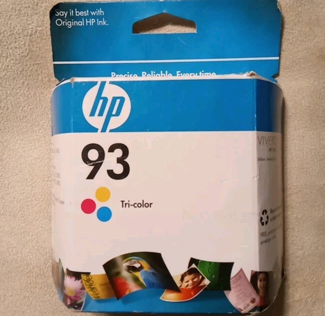 HP Genuine 98 Black & 93 Tri-Color Single Ink Cartridge NOS Sealed C9361WN Exp