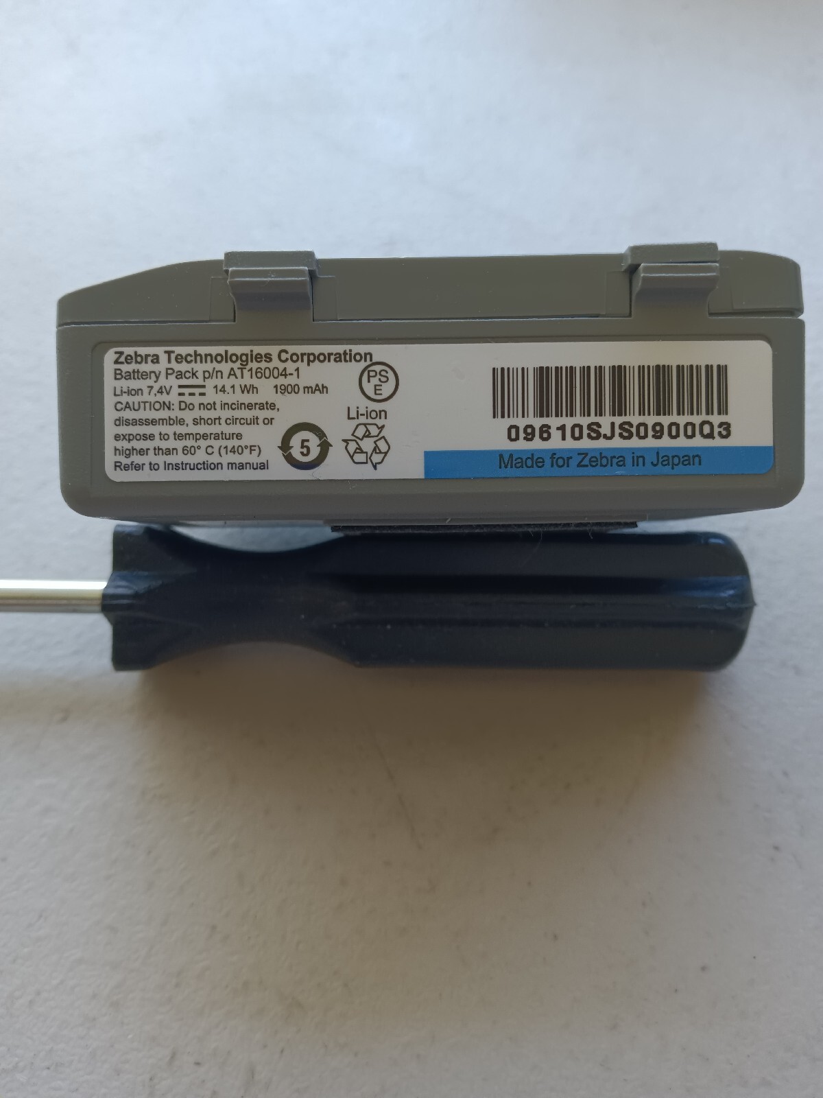 Zebra Lithium ion Battery for the QL220 Plus AT16004-1 genuine original