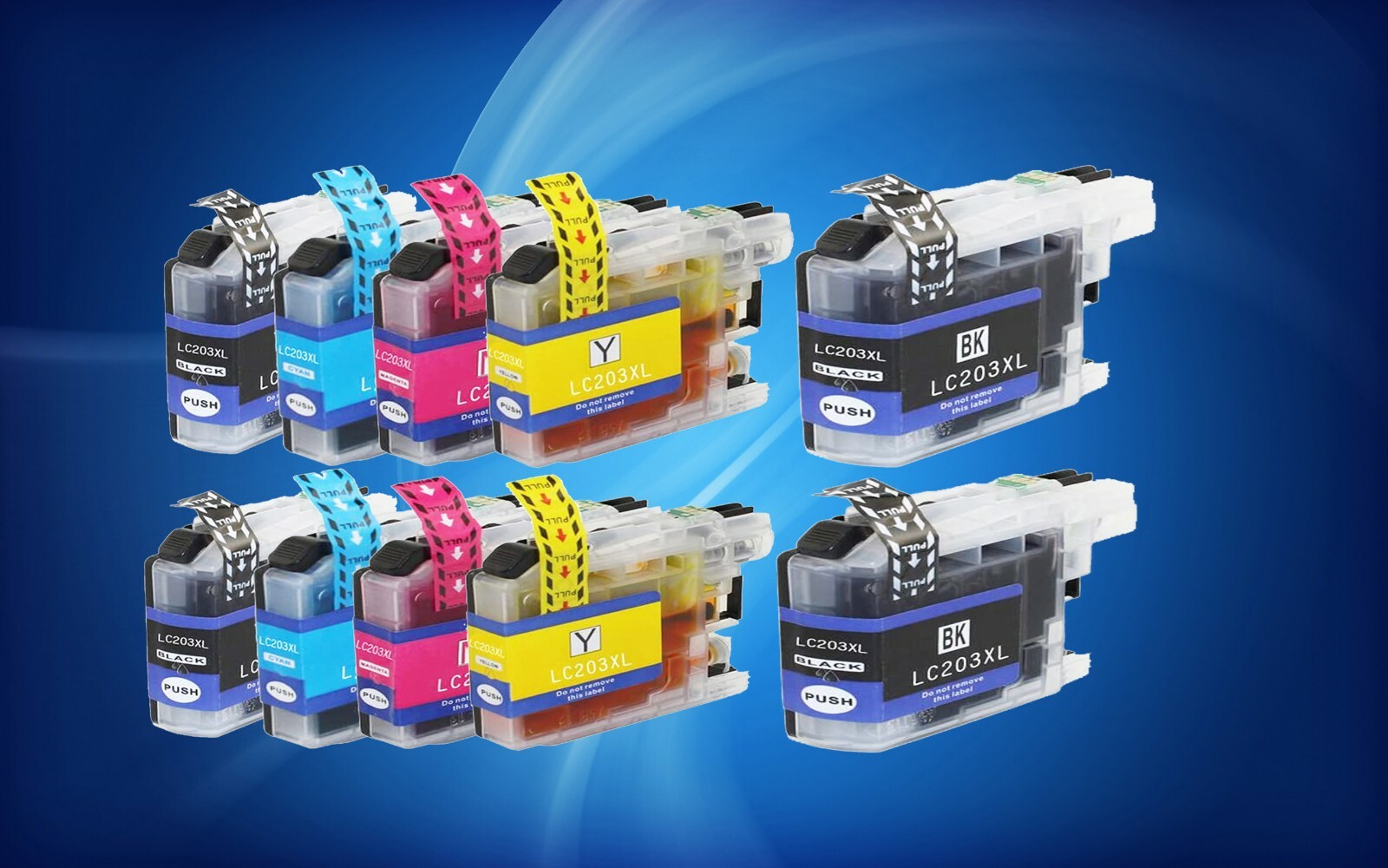 10PK INK LC203xl for Brother LC203 LC203xl mfc J480dw J460dw J485dw J680dw LC201