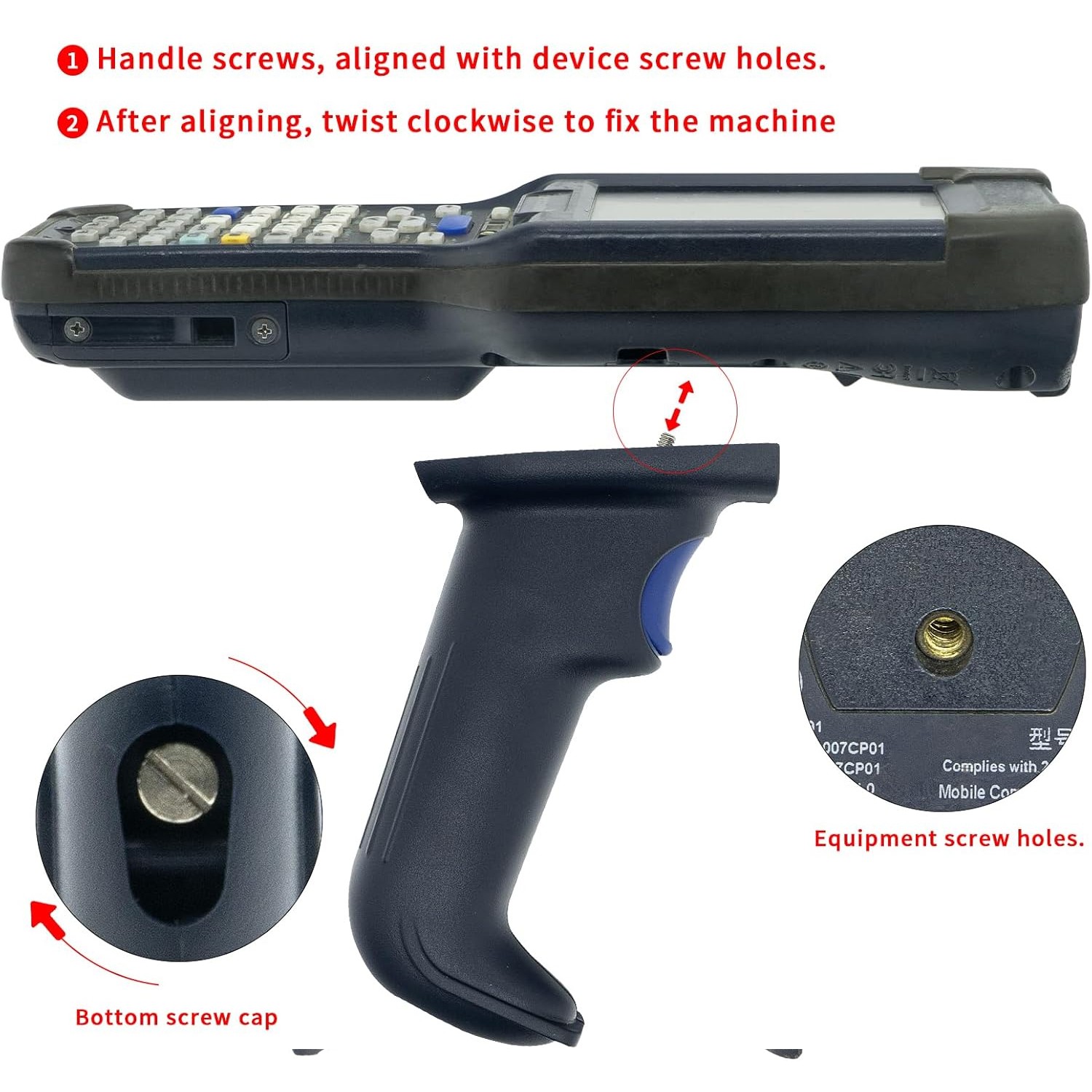 Trigger Handle with Screw for Intermec CK3 CK3R CK3X CK65 Barcode Scanner