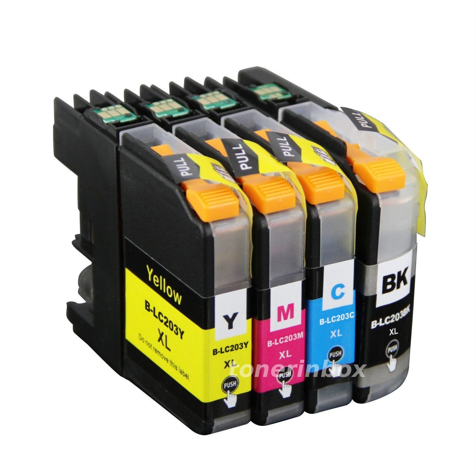 4pk Ink Cartridge For Brother LC203 LC-203 XL MFC-J680DW MFC-J880DW MFC-J885DW