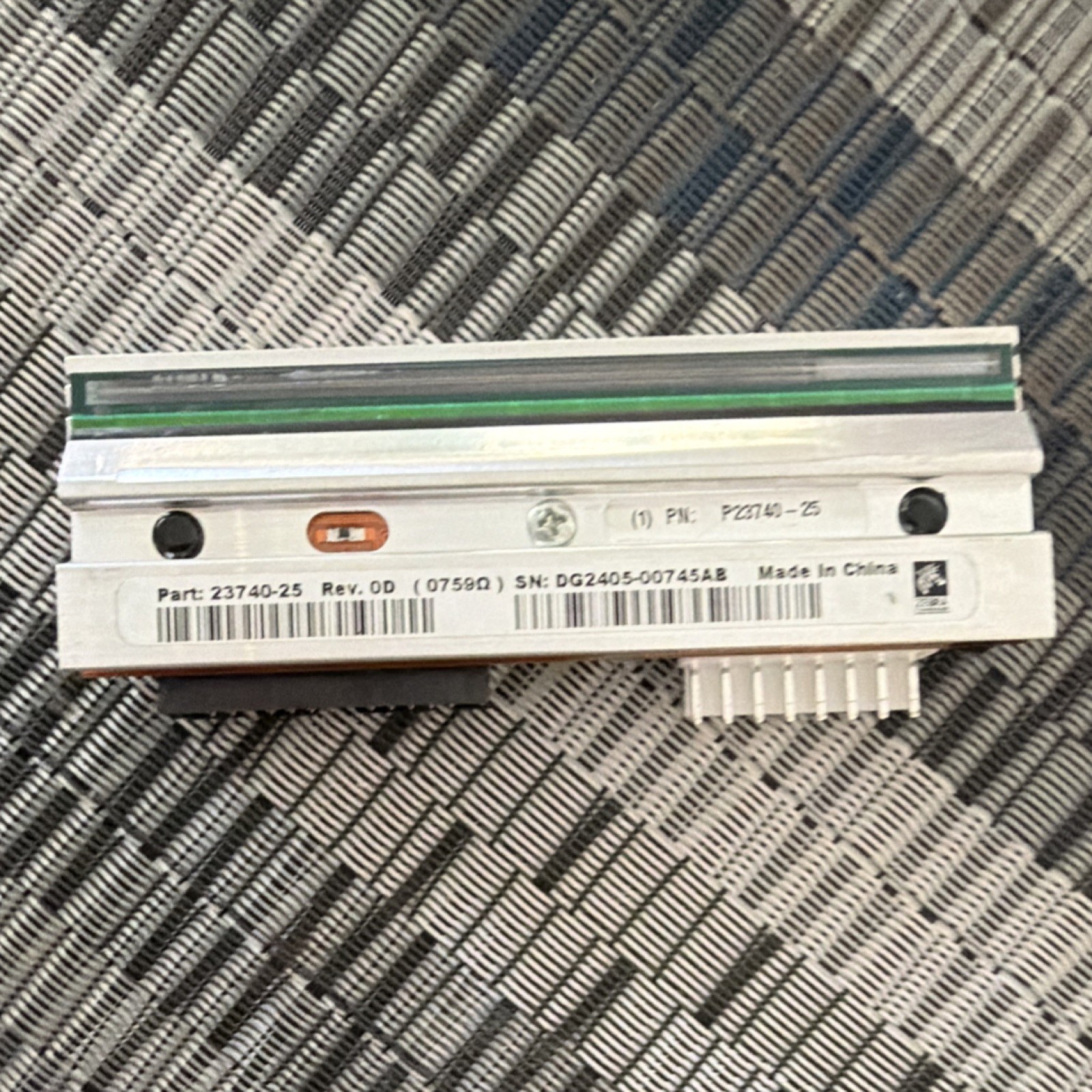 Zebra Kyocera Thermal Print Head 23740-25 P23740-25 Silver For Zebra Printer