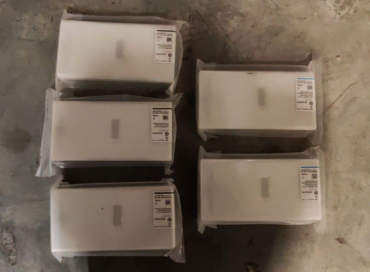 5x Genuine FUJIFILM DX Vividia Ink Cartridges (200ml) – Original