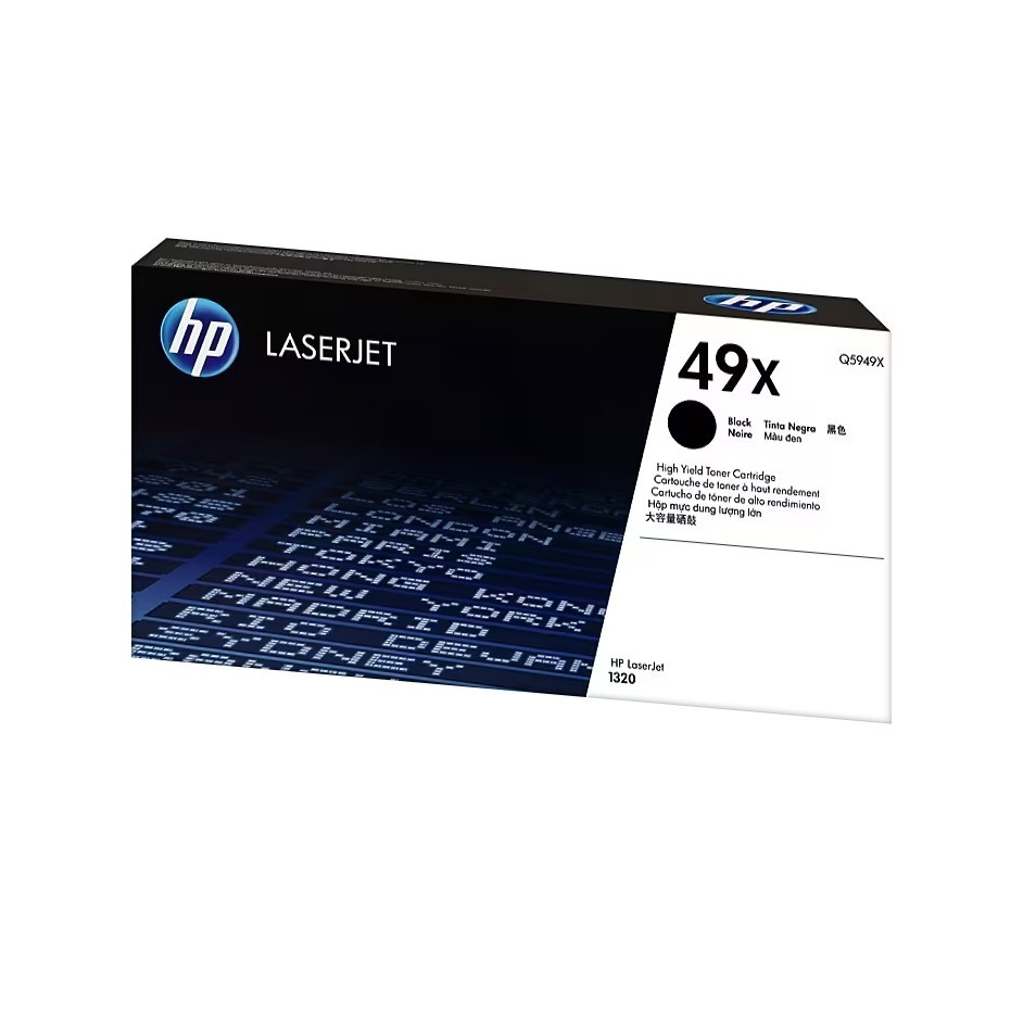 HP 49X Black High Yield Toner Cartridge, Prints Up to 6,000 Pages (Q5949X)