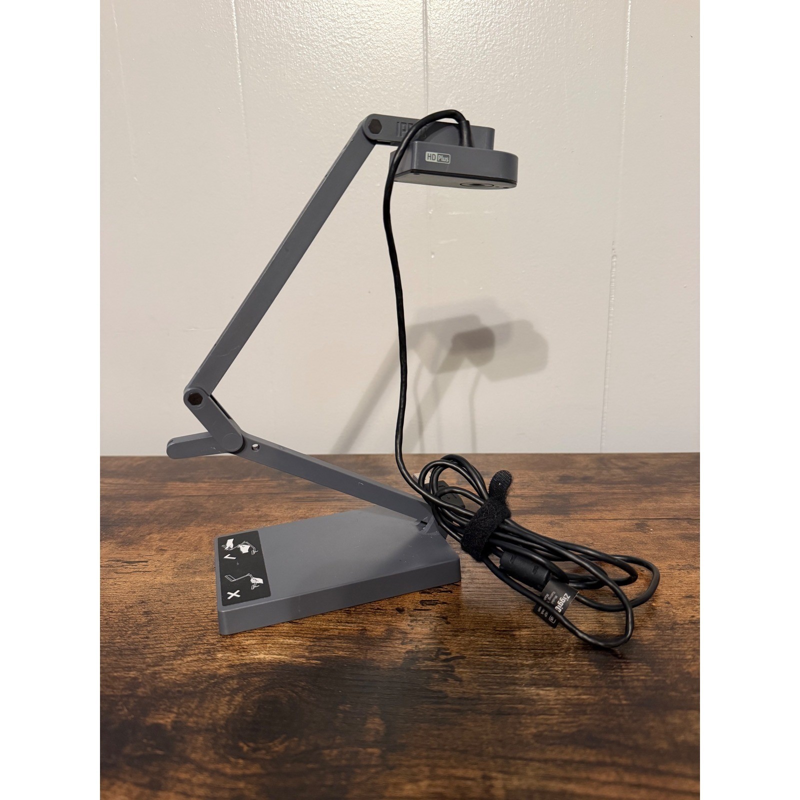 IPEVO V4K-13MP Ultra USB Document Camera UHD 4K Visualizer Grey Finish