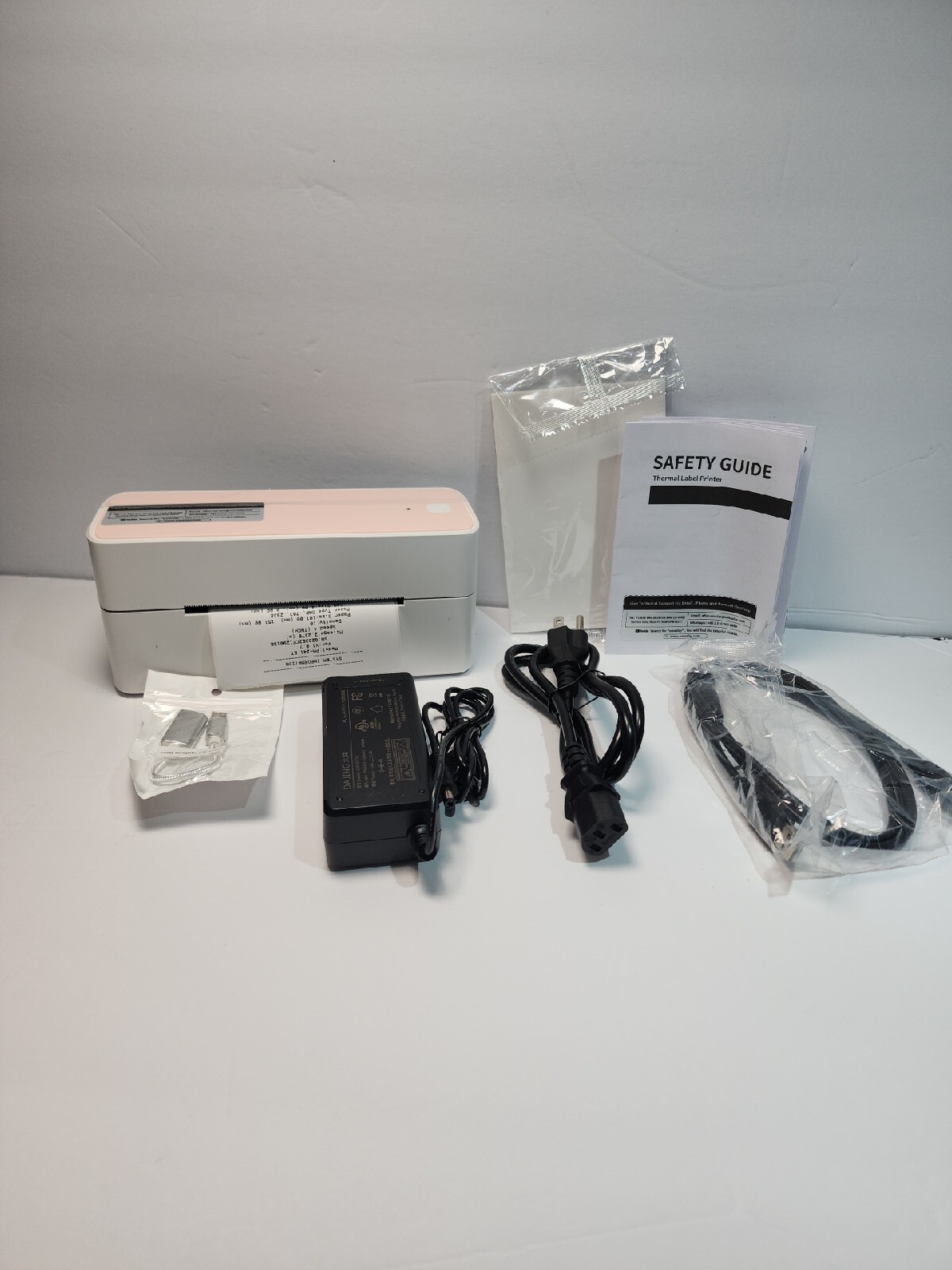 Omezizy PM-241-BT Bluetooth Thermal Label Printer New Open Box