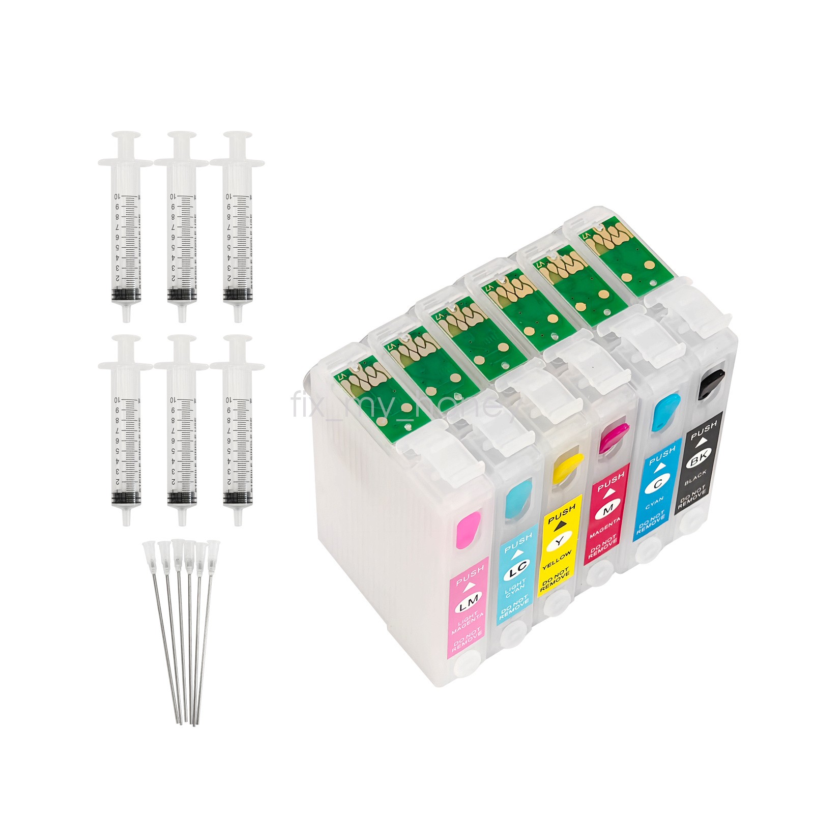Empty refillable Ink Cartridge T078 for Artisan50 Stylus R260 280 380 RX580 680