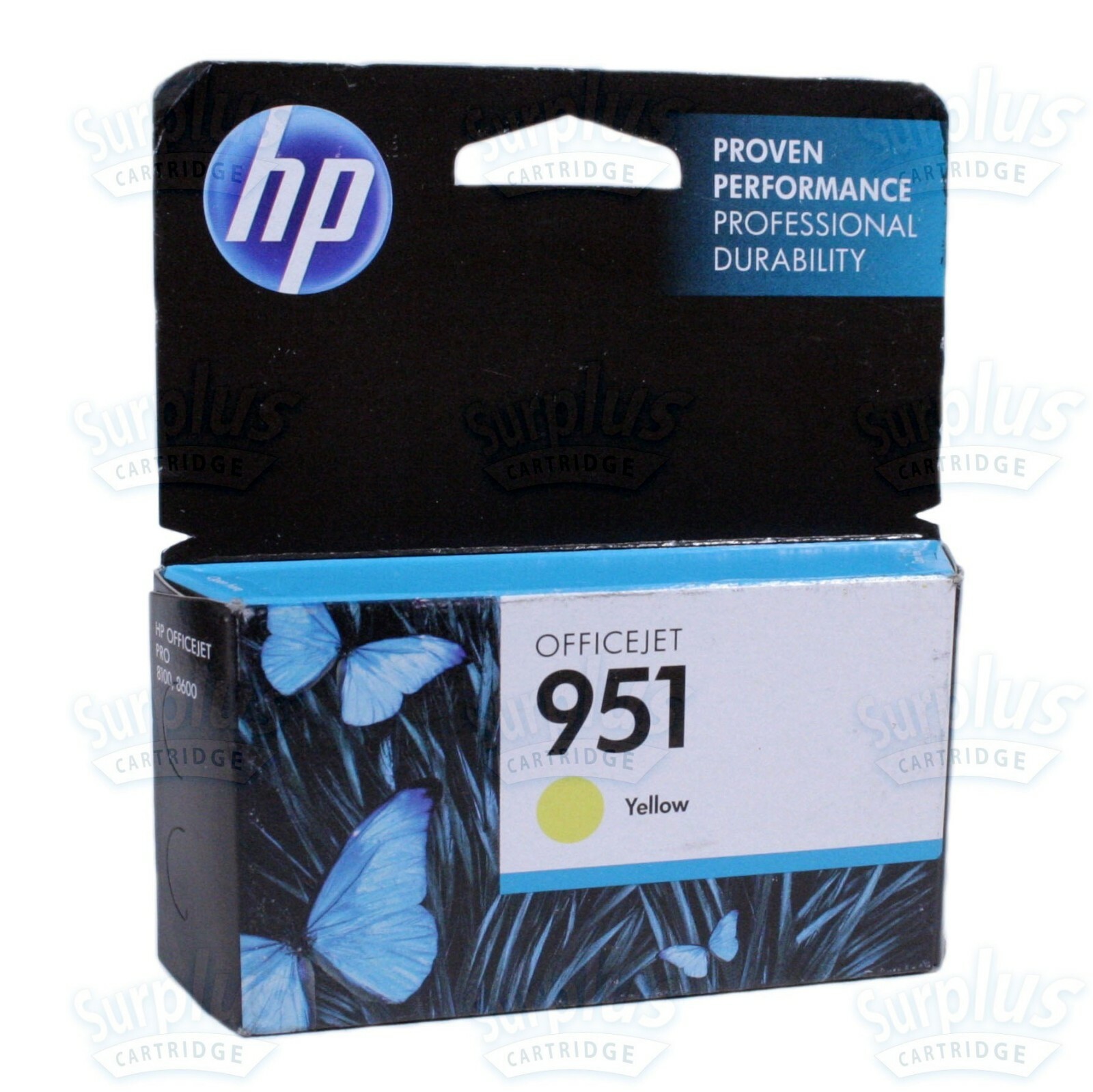 Genuine HP 951 Yellow Ink OfficeJet 251dw 276dw 8100 8630 8600 8700 (Retail Box)